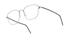 Lindberg Brille Air Titanium Rim Esben PU16 Grau Gestell Optik Rx 50-18-145