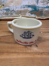 Vintage OLD SPICE Shulton Shaving Mug Cup "Ship Recovery Salem 1794"