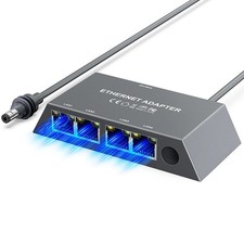Starlink Gen 3 Mini Ethernet Adapter 4-Port Wired Network 1 to 4 Up to 1Gbps