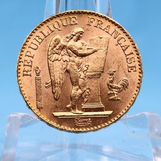 Frankreich 20 Francs 1898 A Stehender Engel Genius 6 45 Gramm 900 Gold Vz