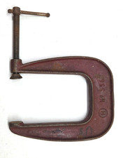 Vintage 6.25" Long Cincinnati Tool Co. No.556 Hargrave 2.5" C-Clamp Made in USA