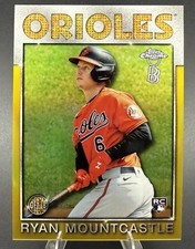2021 Topps Chrome Ben Baller 1986 Gold Refractor 86TB-17 Ryan Mountcastle RC /50