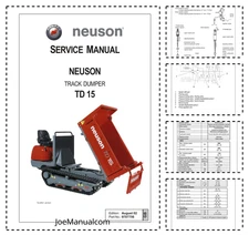 Wacker Neuson TD15 Track Dumper Service Manual PDF