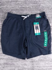 Kirkland Signature Men  s Athletic Shorts XL Navy 8.5  Inseam NWT