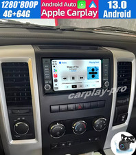 For 2009-2012 DODGE RAM 1500 2500 3500 Apple CarPlay Android Auto Radio GPS WIFI