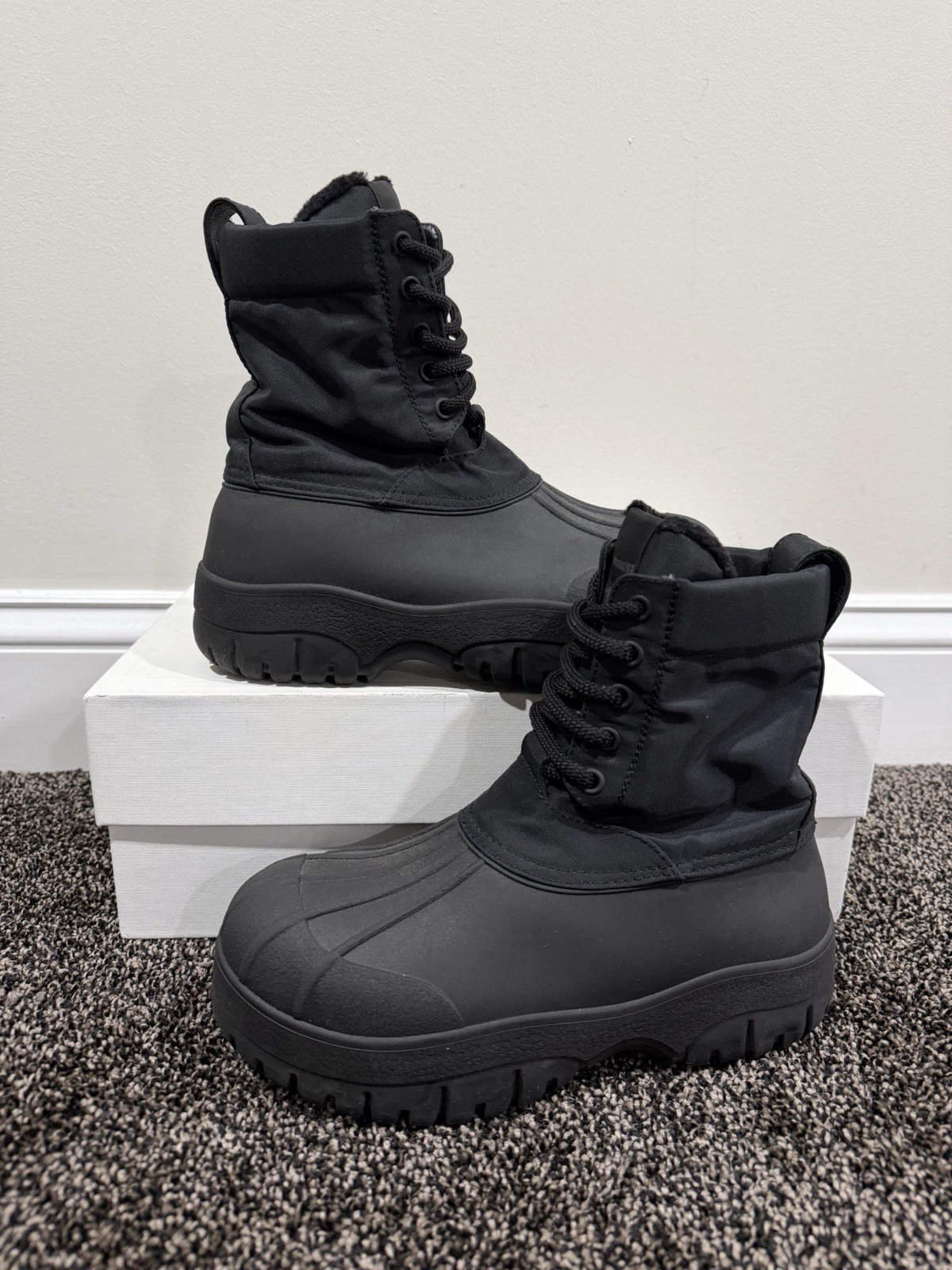 Celine — Celine x Phoebe Philo Black Duck Boots