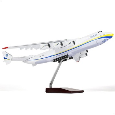 1/200 Mriya Antonov 225 Openable Cabin Airplane Model with Stand, 17 inch L