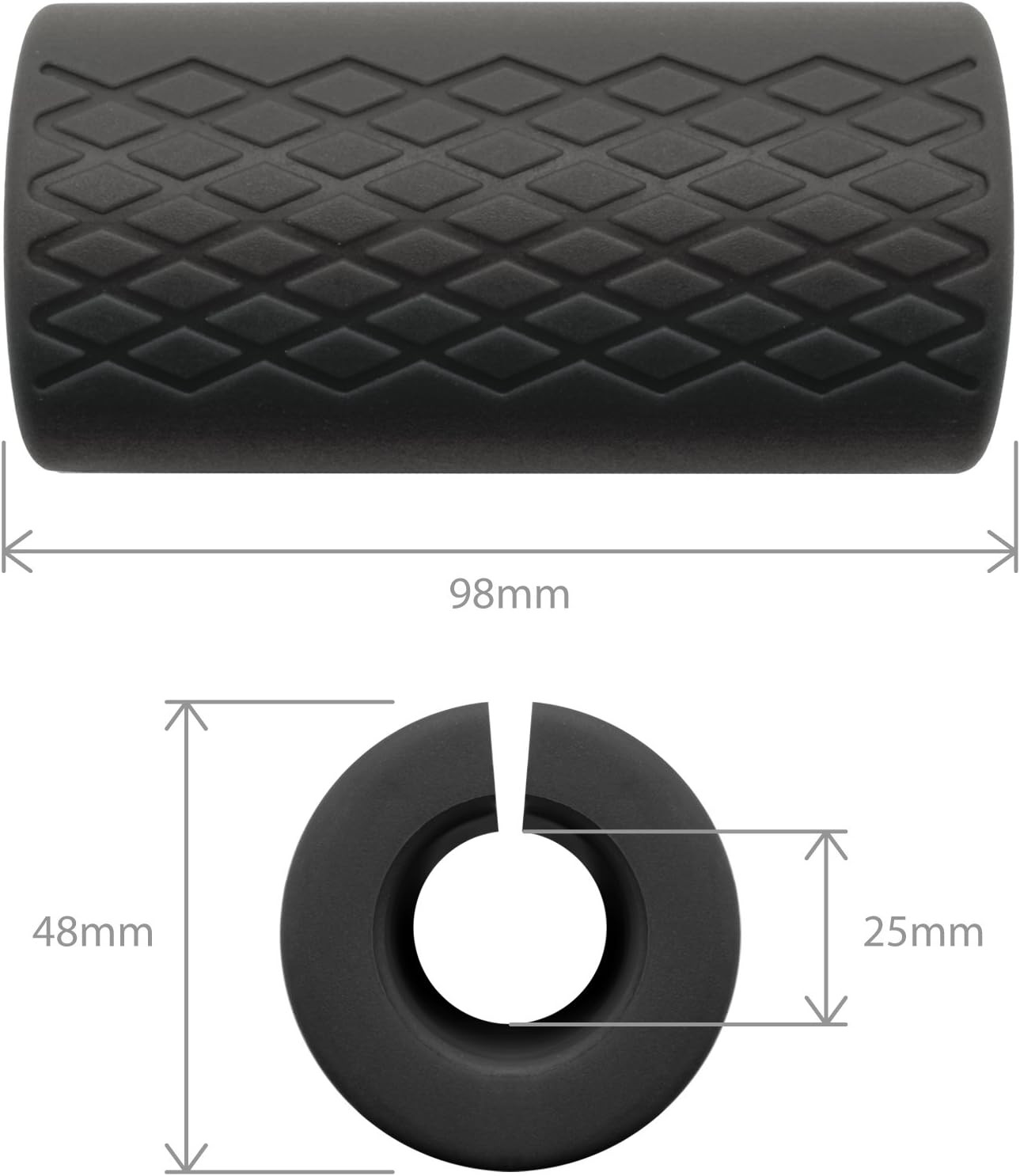 Impugnature Spesse in Silicone per Bilanciere e Manubri foto 3