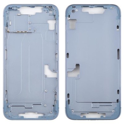 Mittelrahmen Blende Platte Ersatz für iPhone 14 Plus - Blau, voll kompatibel