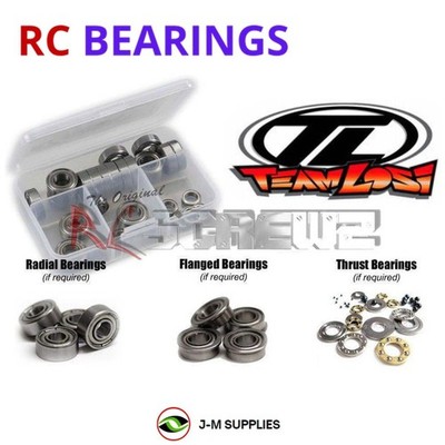 RCScrewZ Metal Shielded Bearings los008b for Losi XX-T CR/Graphite Plus | SET