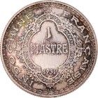 [#344267] French Indochina, Piastre, 1931, Paris, Reverse uniface pattern, Silve
