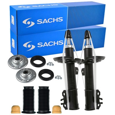 2x SACHS Stoßdämpfer + Rep-Satz Domlager Vorne für OPEL SIGNUM Z03 VECTRA Z02