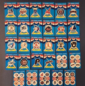 1989 Fleer Team Logo Stickers (Lot of 29) no duplicates