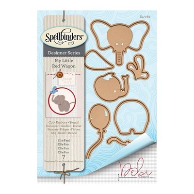Spellbinders S4-782/Ella-Fant etched die set