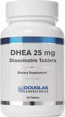 Douglas Laboratories DHEA 25 mg Dissolvable Tablets | Supports Immune Health, |