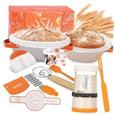 Sourdough Starter Kit,34oz Sourdough Starter Jar,2 X Sourdough Kit with Jar