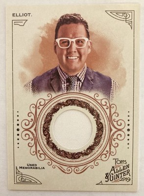 2019 Topps Allen & Ginter #FSRA-GE GRAHAM ELLIOT Relic TV Chef MasterChef