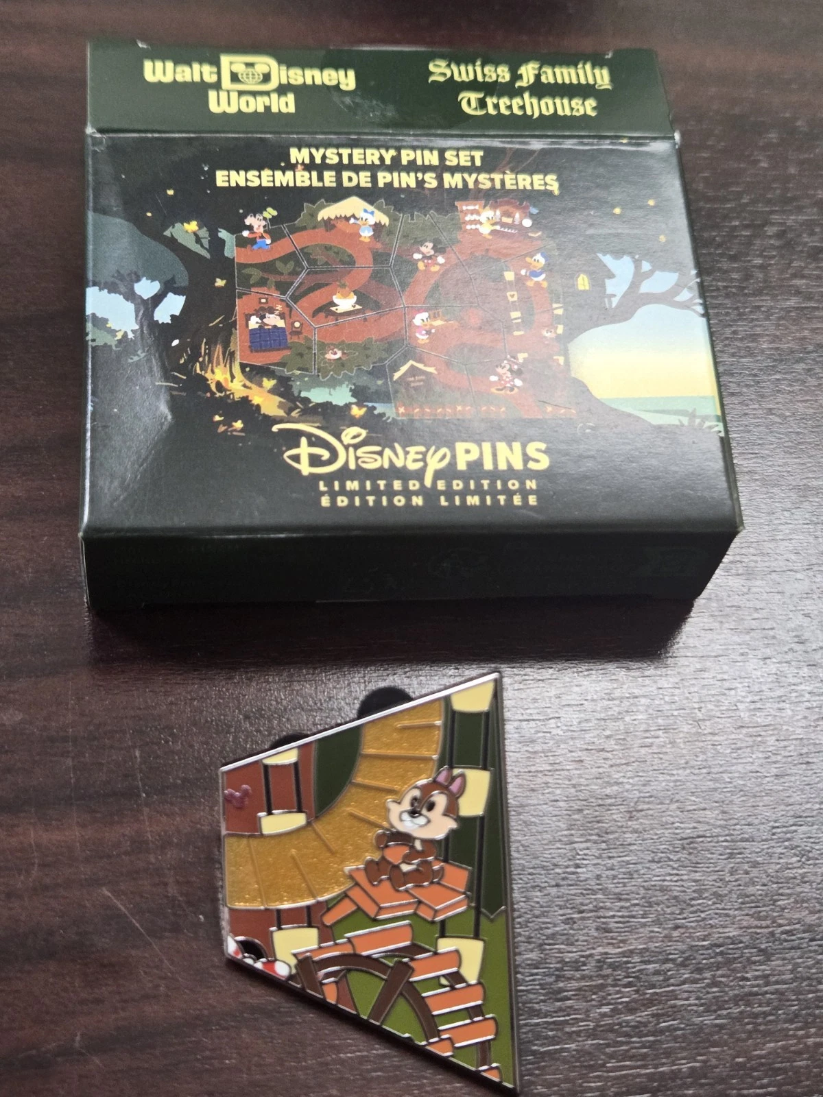 WDW 2026 Disney - CHIP - Swiss Family Treehouse Attraction Puzzle - Pin LE 575