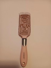 Conair Velvet Touch Flexi Head Vented Hair Brush Pink New Without Box