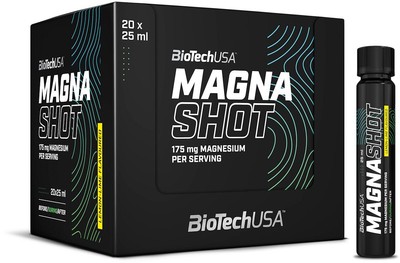BioTech USA Magna Shot, 20 x 25 ml Ampullen, Zitrone