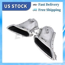 Rear Left & Right Cylinder Exhaust Pipe Cover Trim For 2013-2016 Ford Fusion