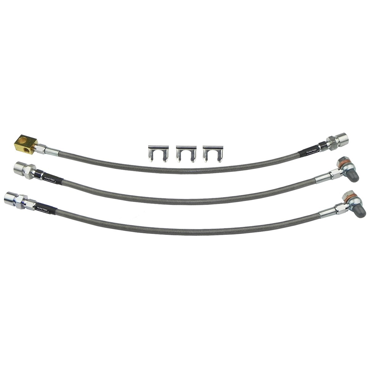 Stainless Braided Brake Hose Kit + 3"-4" Lift 1982-86 Jeep CJ5 CJ7 Scrambler