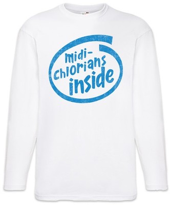 Midi-Chlorians Inside Langarm T-Shirt Star Midi-Chlorianer Jedi Fun Geek Nerd