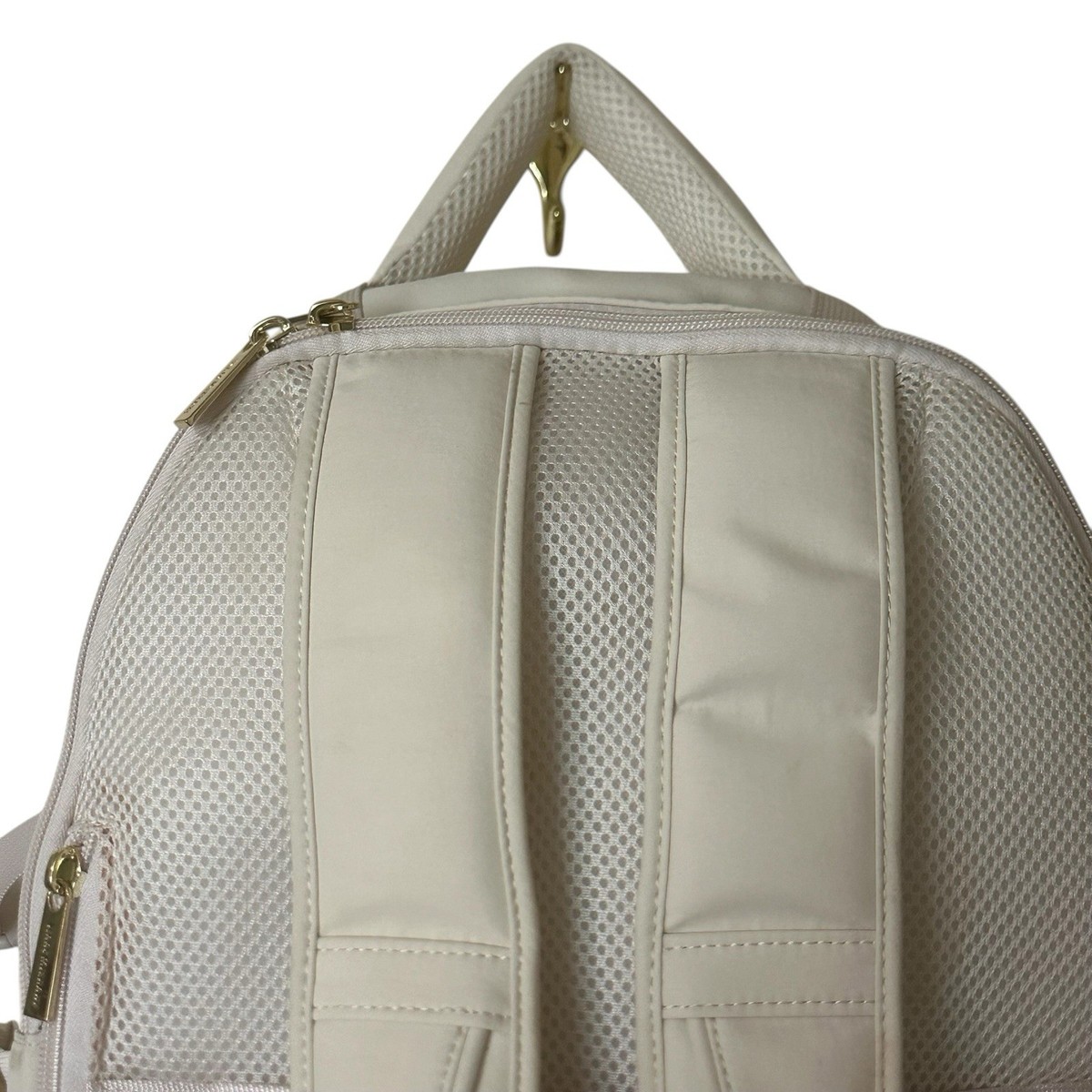 Isaac Mizrahi Viral TikTok Backpack - Holds Stanley Cup, cream white/ mauve Isaac Mizrahi Backpack White Stanley | TikTok main image 2