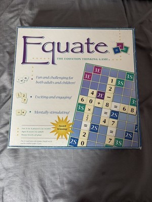 Equate The Equation Denkspiel Mathe Brettspiel sehr guter Zustand 2-4 Spieler 8+ SCHNÄPPCHEN