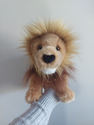 Lorenzo 10'' Lion stuffed animal plush by Douglas Cuddle Toy big wild cat