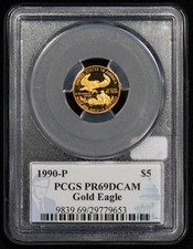 American Eagle PR 69 Graded 1990 Gold Bullion Coins for sale | eBay