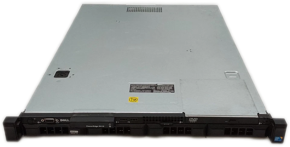 Dell PowerEdge R410 Rack Server 2x Xeon 2.4GHz 64GB RAM - Image 2 of 4