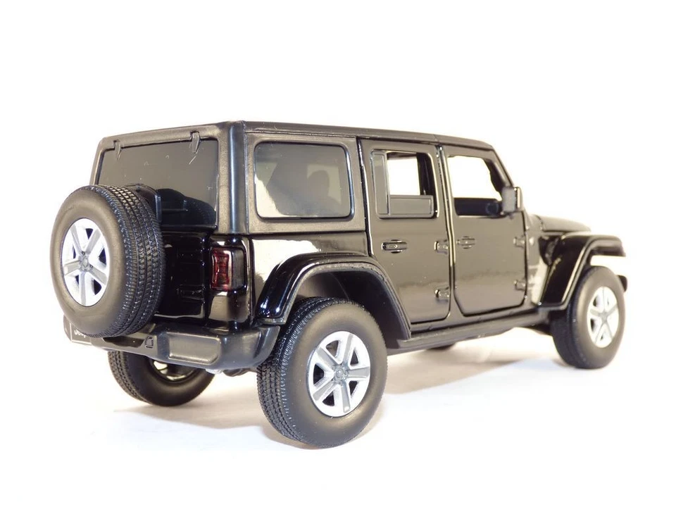 JEEP WRANGLER SAHARA unlimited noir 1/32 - Immagine 2 di 4
