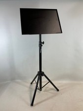 Pulse Music Stand Tripod Black Height Adjustable Portable Foldable Lightweight
