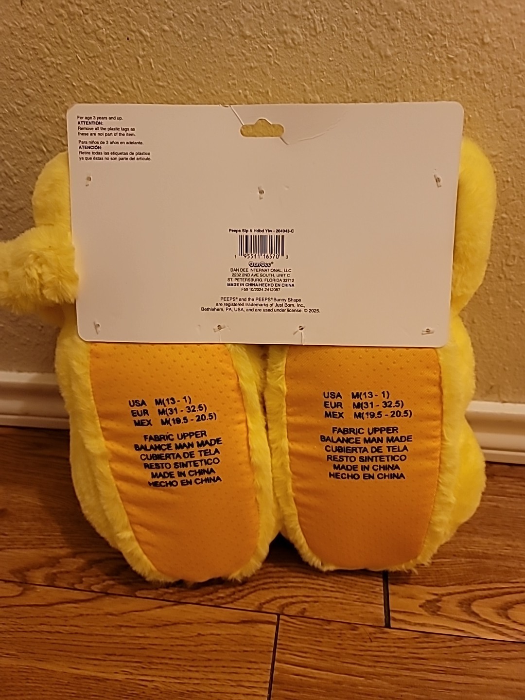 PANTOFOLA D’ORO Pantofole e fascia Peeps