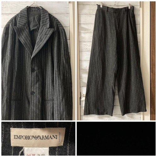 Emporio Armani, EMPORIO ARMANI Setup Made in Italy Top 50 Bottom 48 Purchased at a thrift store