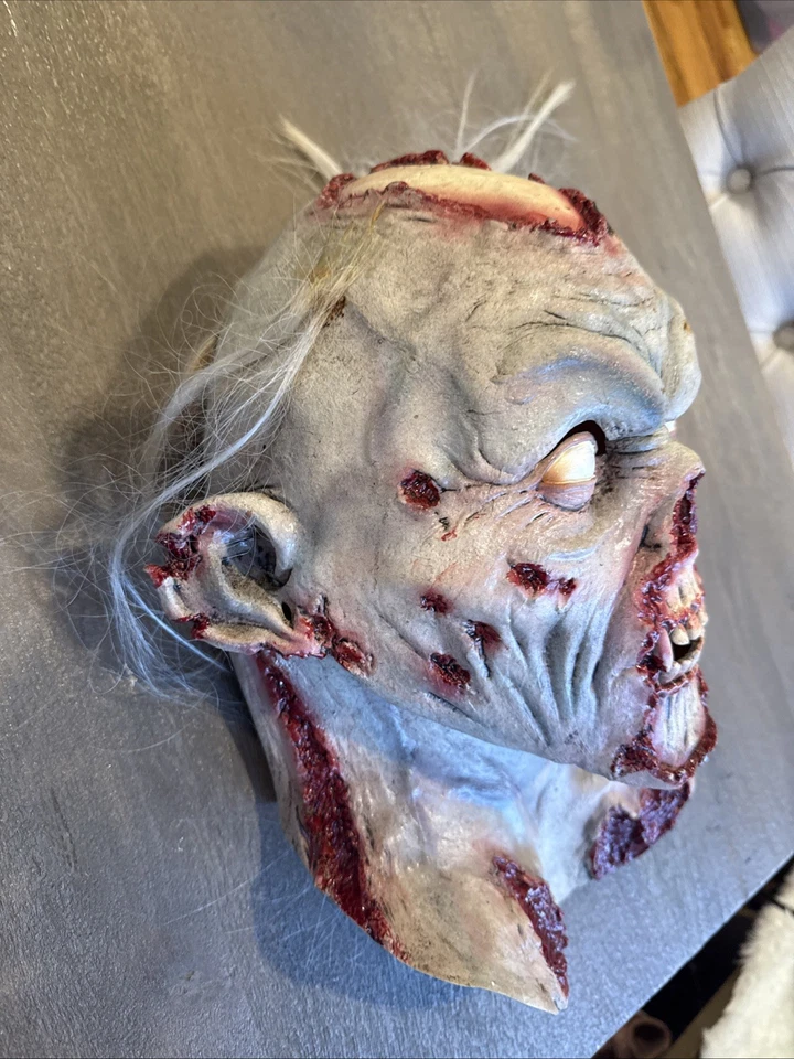Ghoulish Productions Rotting Death Latex Face Mask Horror Halloween Cosplay - Image 2 of 4