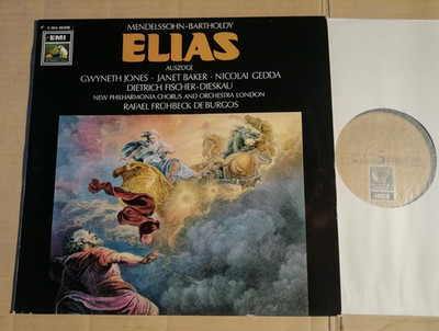 MENDELSSOHN-BARTHOLDY - ELIAS - AUSZÜGE - JONES / BAKER / GEDDA -  LP  (K2228)