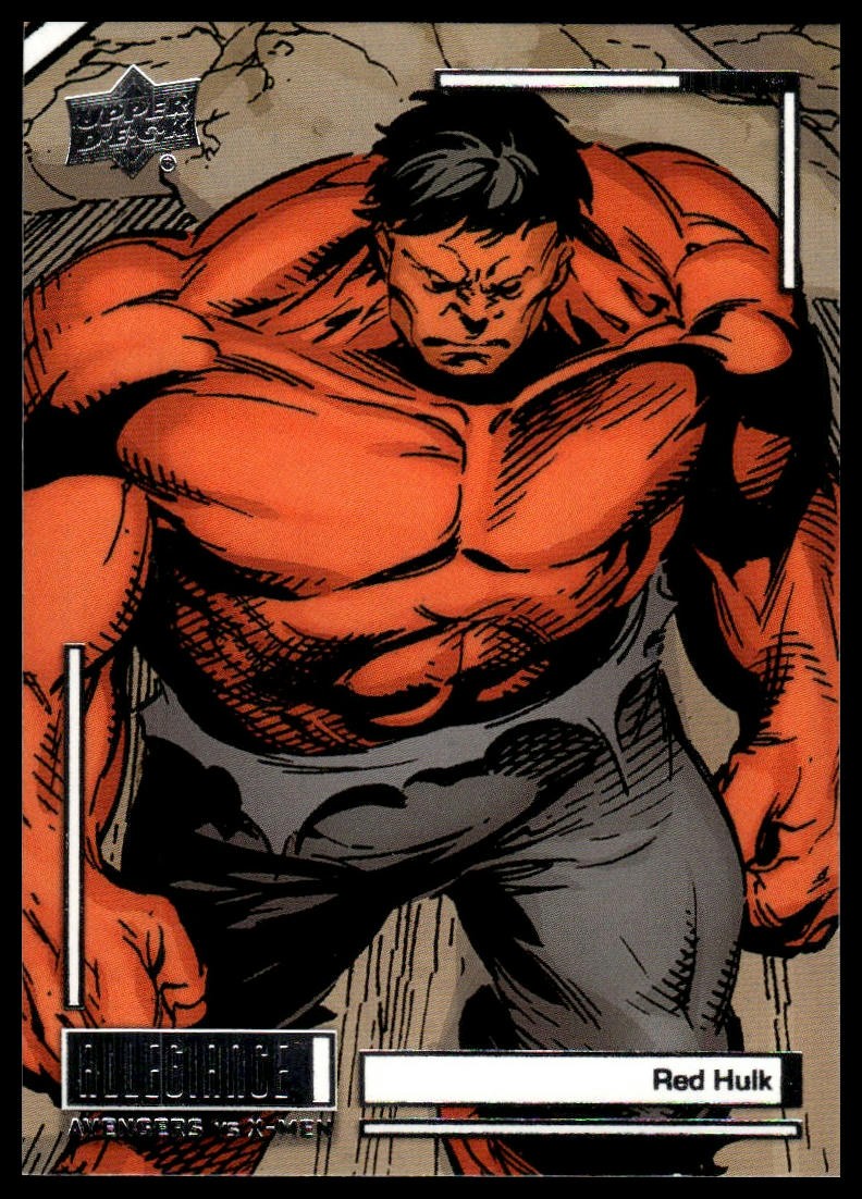 2023 Upper Deck Marvel Allegiance: Avengers vs X-Men Red Hulk #C42