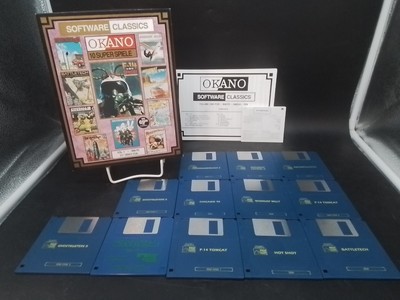 IBM PC Okano Software Classics 10 Super Spiele Vol.1,Vintage