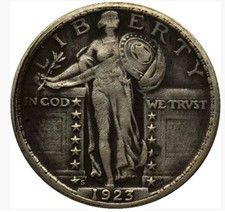 Exceptionally rare--1923-S Standing Liberty Quarter Avidly Pursued Choice
