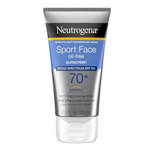 Protector solar facial deportivo, bloqueador solar de amplio espectro SPF 70