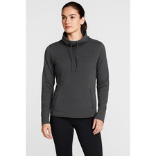 Under Armour Women's Funnel Neck Sweatshirt Gray Size Medium Pullover Warm