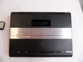 Atari 7800 Console Pro-System Composite AV and Power Mod w/ Controller  Tested