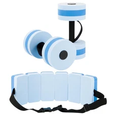 Water Weights for Pool Exercise 2Pcs, Aquatic Dumbbells, Pool Resistance Barbell