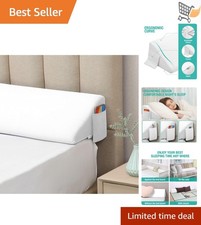 King Bed Wedge Pillow Foam Support Gap Filler Headboard Mattress 76x10x6