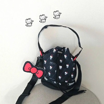 Hello Kitty Kordelzugbeutel 19 cm x 12 cm Mini Beutel Neu