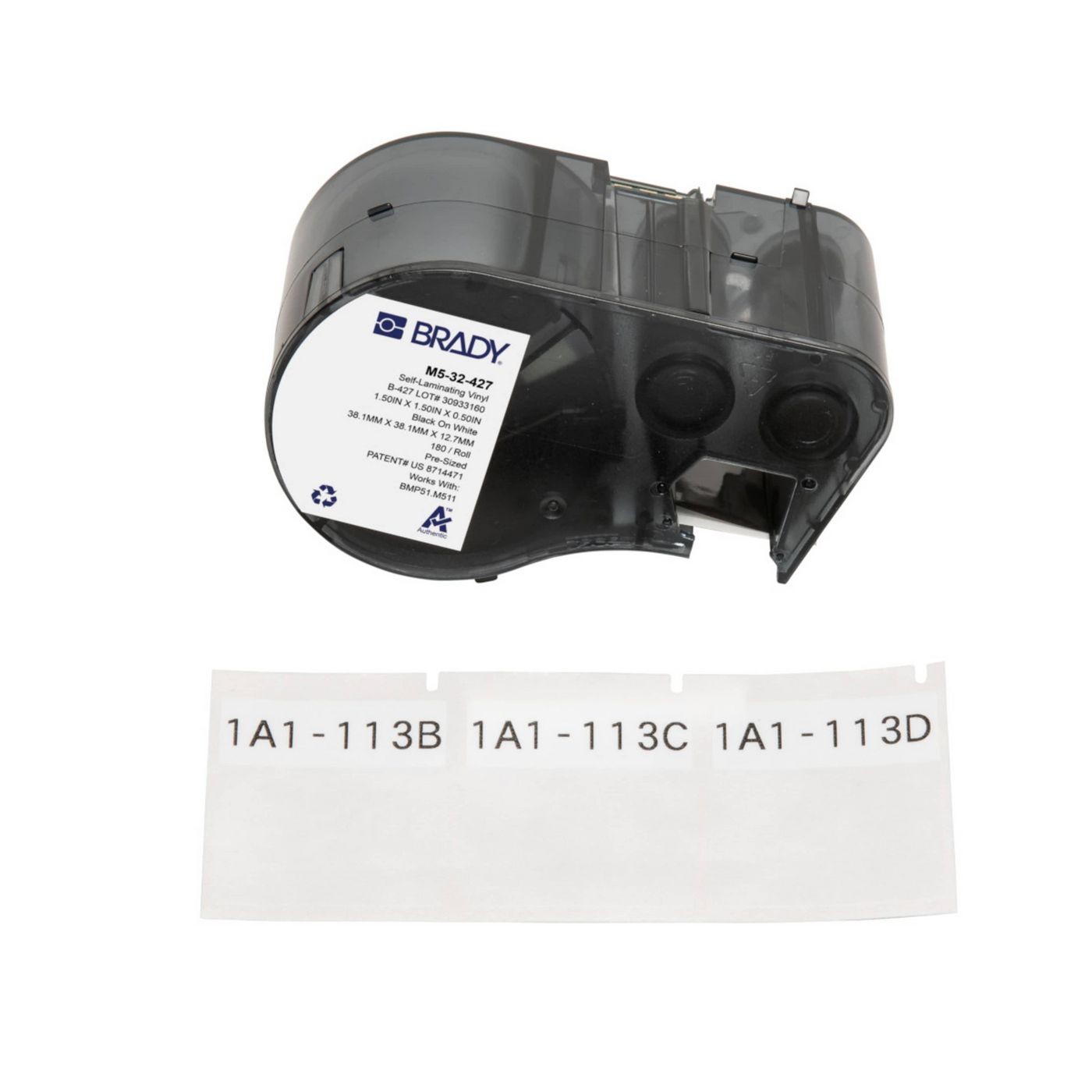 Brady M5-32-427 BMP51/BMP53/M511 Label