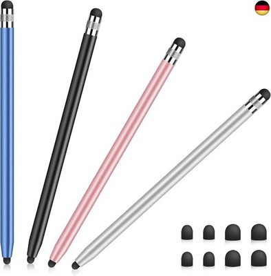 Mixoo Touchscreen Stift 4 Stück Stylus Pen, 2-in-1 Stift für Tablet Universal G