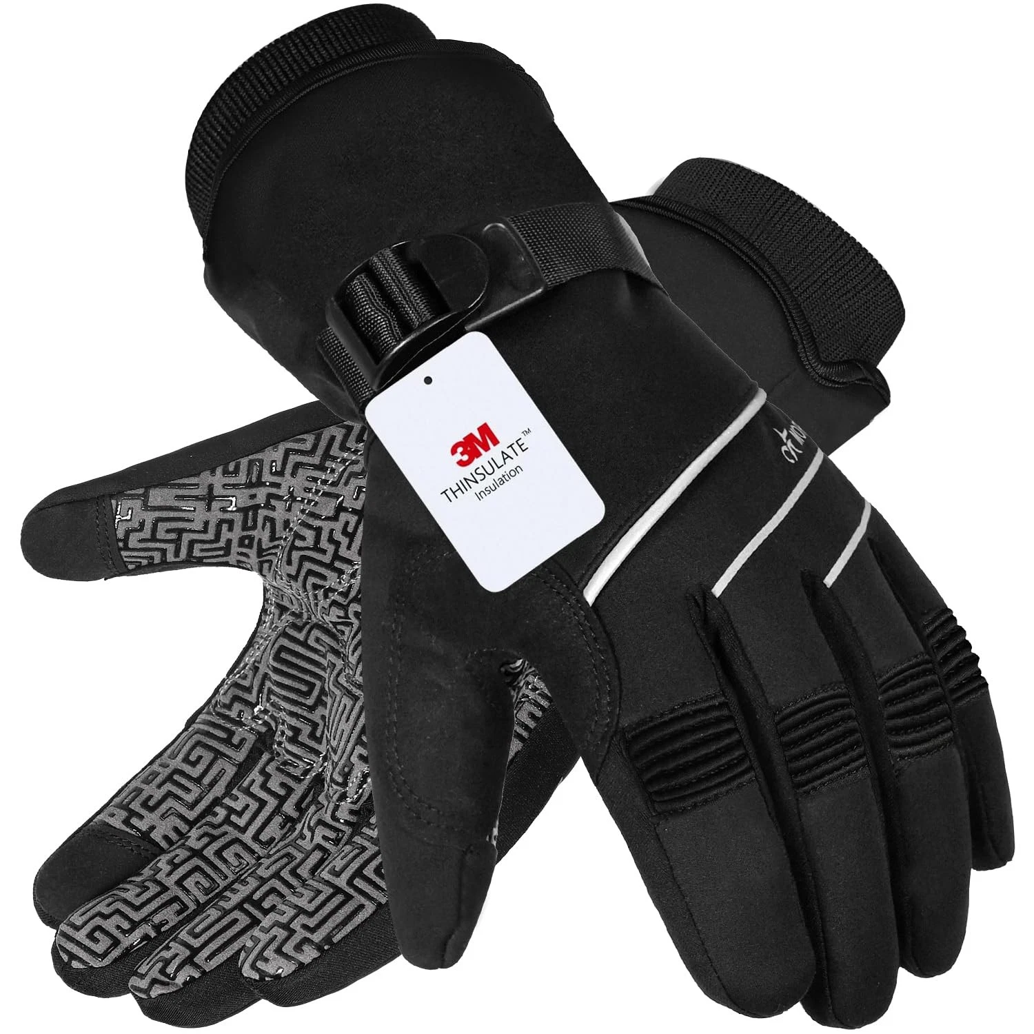 Waterproof & Windproof -30°F Winter Gloves for Men/, 3M Thinsulate Thermal Gl...